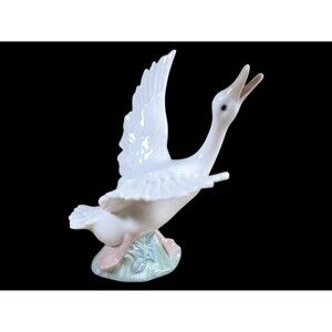 Vtg Lladro  Brillo Pato Corriendo Running Duck 1.263
